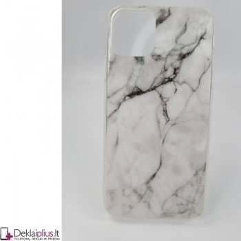Wozinsky marmuras dėklas - baltas (telefonui Apple Iphone 11 Pro)